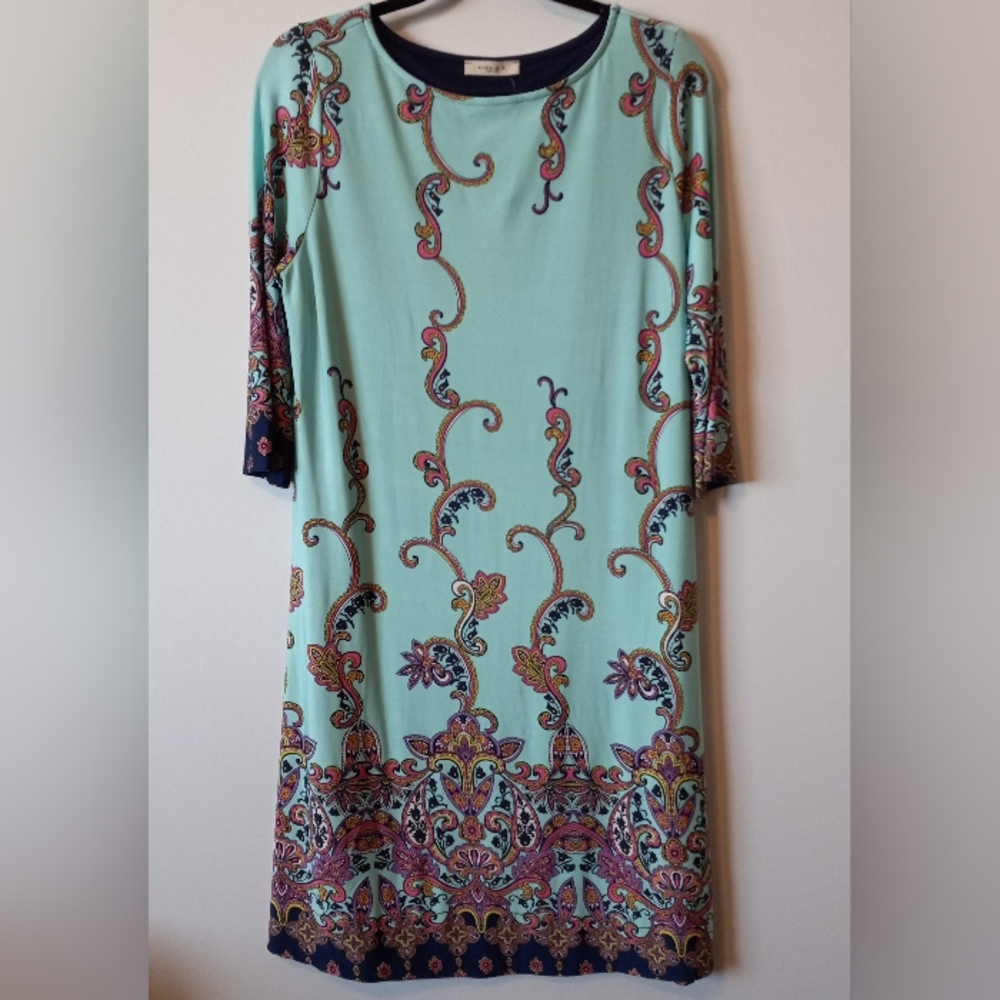 Stitch Fix Gilli Colbie Paisley Retro Knit Dress